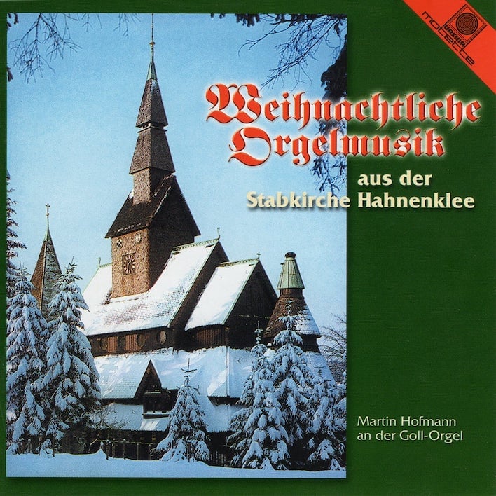 CD-Cover zu Weihnachtliche Orgelmusik aus der Stabkirche Hahnenklee